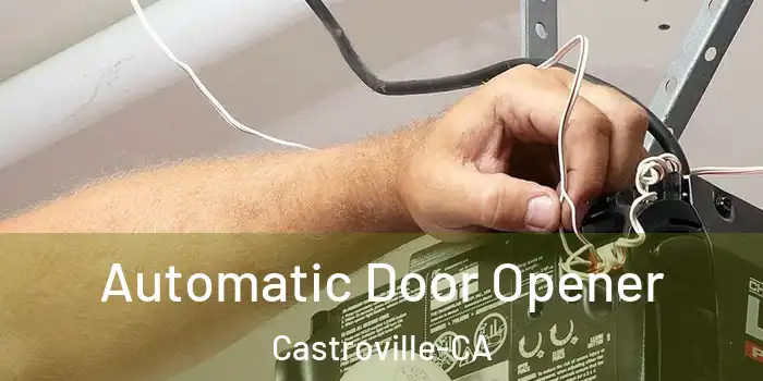  Automatic Door Opener Castroville-CA