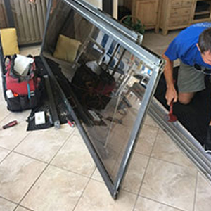 sliding glass door frame repair Castroville